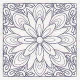 Baroque Beauty Quilting Square 1 (Double Run)
