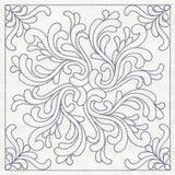 Baroque Beauty Quilting Square 3 (Double Run)