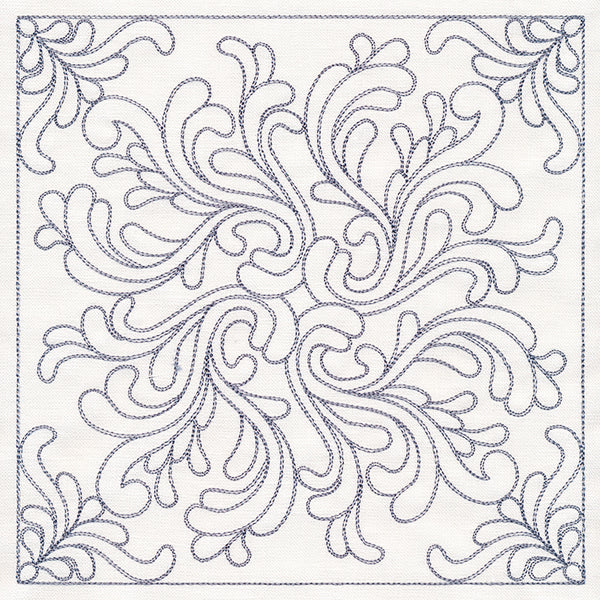 Baroque Beauty Quilting Square 3 (Double Run)