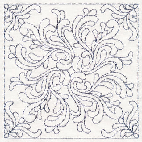 Baroque Beauty Quilting Square 3 (Double Run)