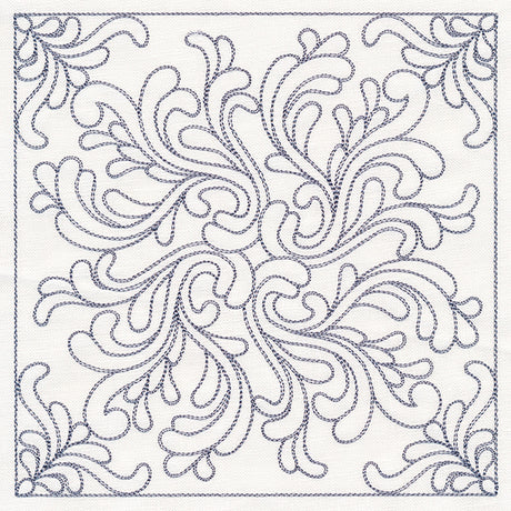 Baroque Beauty Quilting Square 3 (Double Run)