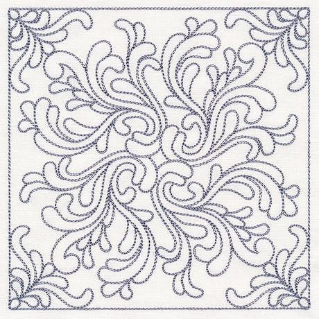 Baroque Beauty Quilting Square 3 (Double Run)