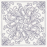 Baroque Beauty Quilting Square 3 (Double Run)