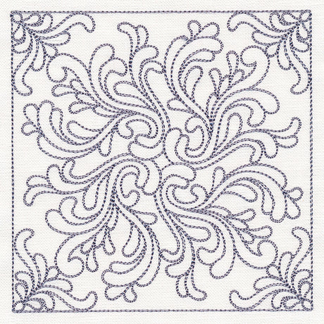 Baroque Beauty Quilting Square 3 (Double Run)