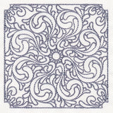 Baroque Beauty Quilting Square 5 (Double Run)
