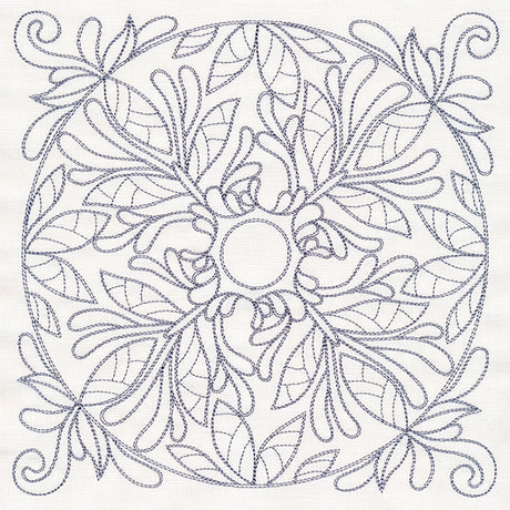 Baroque Beauty Quilting Square 2 (Double Run)