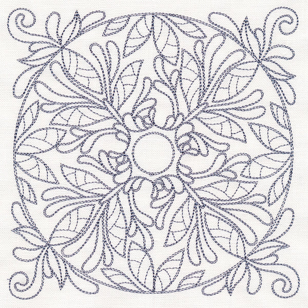 Baroque Beauty Quilting Square 2 (Double Run)