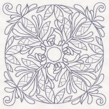 Baroque Beauty Quilting Square 2 (Double Run)