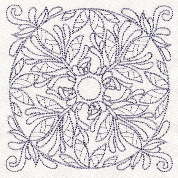 Baroque Beauty Quilting Square 2 (Double Run)