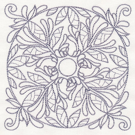 Baroque Beauty Quilting Square 2 (Double Run)