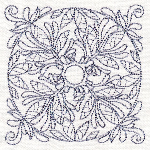 Baroque Beauty Quilting Square 2 (Double Run)