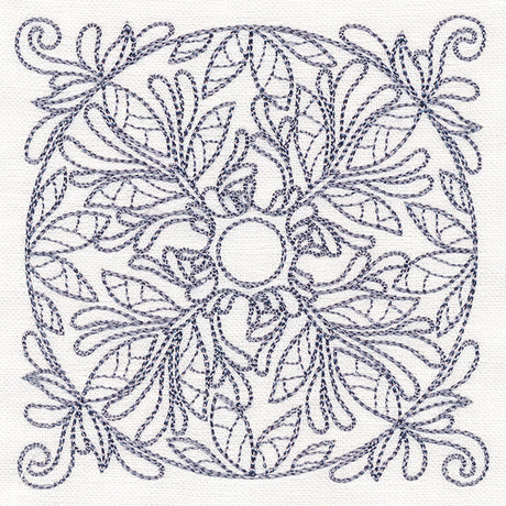 Baroque Beauty Quilting Square 2 (Double Run)