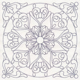 Baroque Beauty Quilting Square 4 (Double Run)