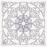 Baroque Beauty Quilting Square 4 (Double Run)