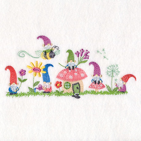 Gnomes at Home Border