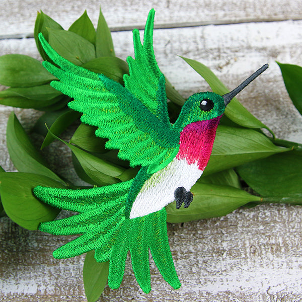 Free-Flying Hummingbird (In-the-Hoop) – Embroidery Library