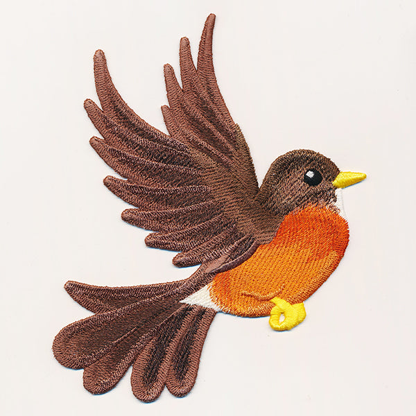 Free-Flying American Robin (In-the-Hoop)