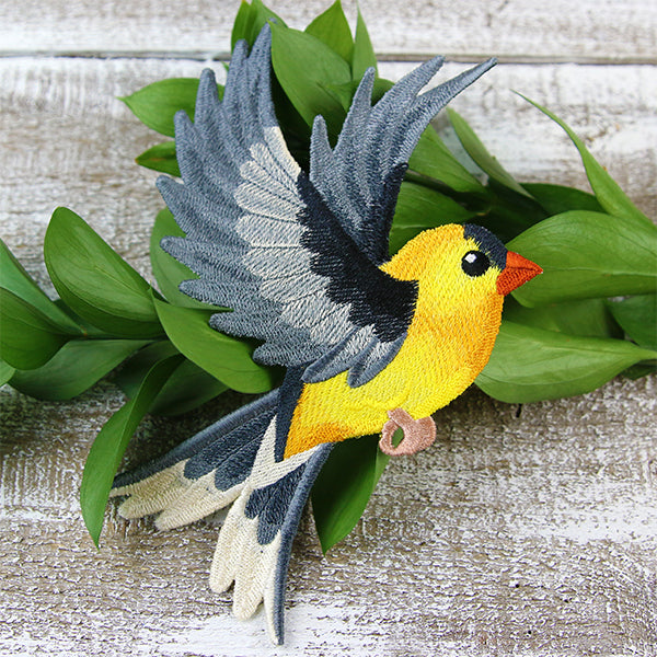 Free-Flying Goldfinch (In-the-Hoop) – Embroidery Library