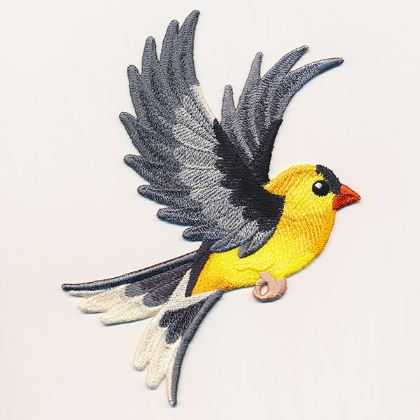 Free-Flying Goldfinch (In-the-Hoop)