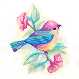 Charming Bird in Watercolor