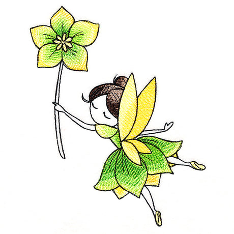 Spring Breeze Fairy with Fig Blossom
