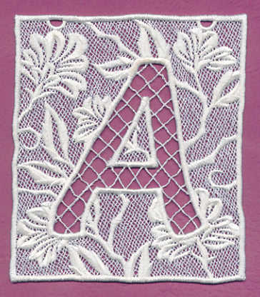 Bunting Letter A (Lace)