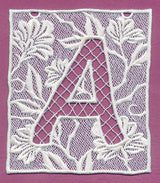 Bunting Letter A (Lace)