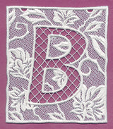 Bunting Letter B (Lace)