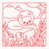 Sweet Safari Lion Quilting Square (Double Run)