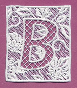 Bunting Letter B (Lace)