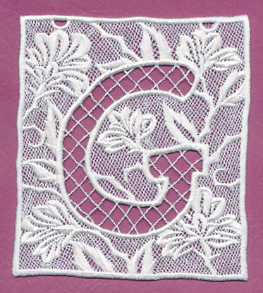 Bunting Letter G (Lace)