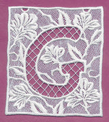 Bunting Letter G (Lace)