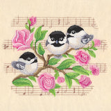 Sweet Songbird Chickadee Trio