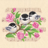 Sweet Songbird Chickadee Trio