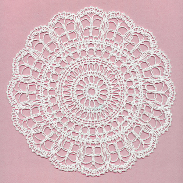 Butterfly Dreams Doily (Battenburg Lace)