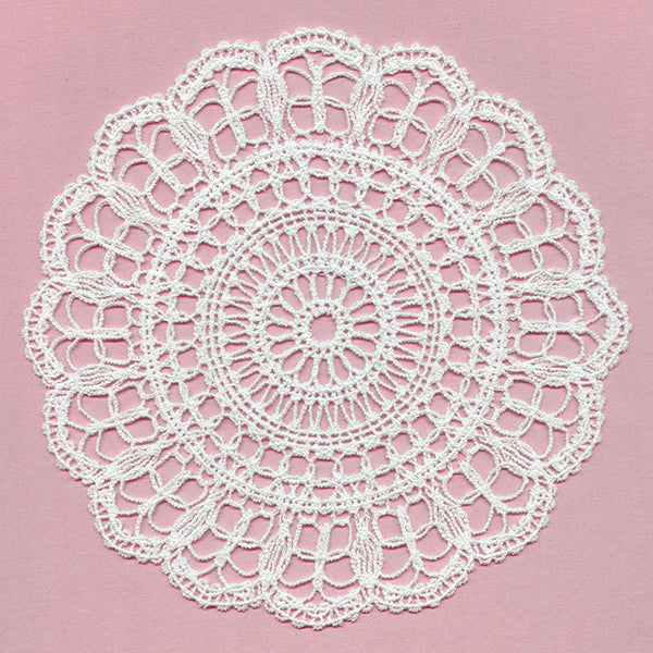 Butterfly Dreams Doily (Battenburg Lace)