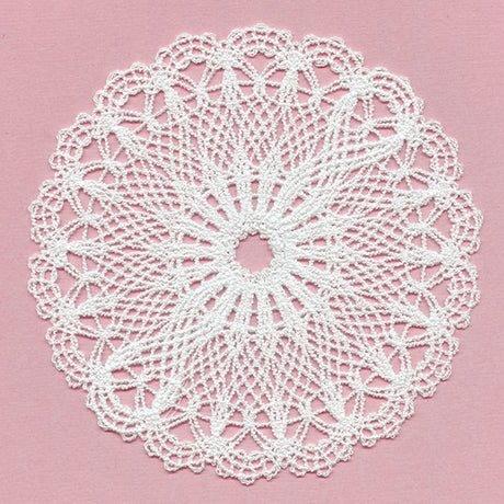 Kaleidoscope Dreams Doily (Battenburg Lace)