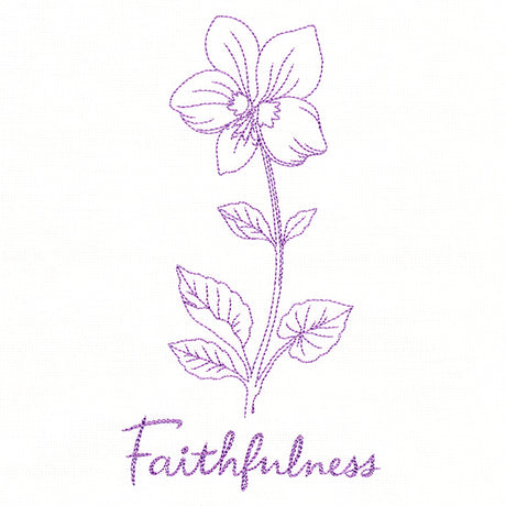 Violets of Faithfulness (Vintage)