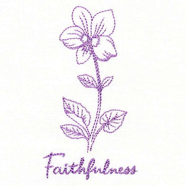 Violets of Faithfulness (Vintage)
