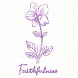Violets of Faithfulness (Vintage)