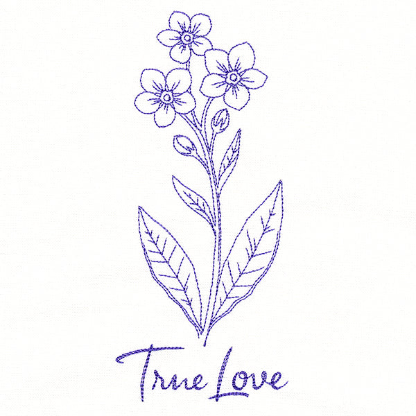 Forget-Me-Nots of True Love (Vintage)
