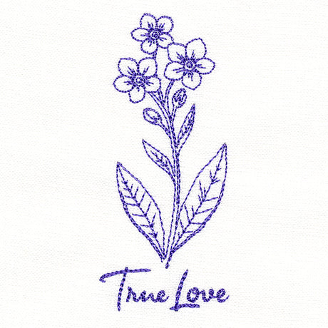 Forget-Me-Nots of True Love (Vintage)