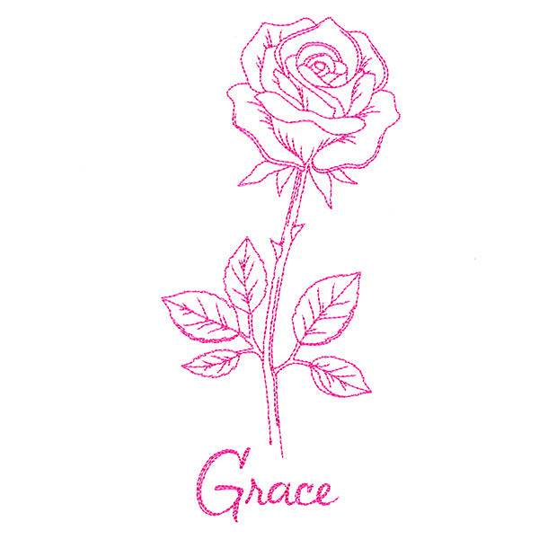 Pink Rose of Grace (Vintage)