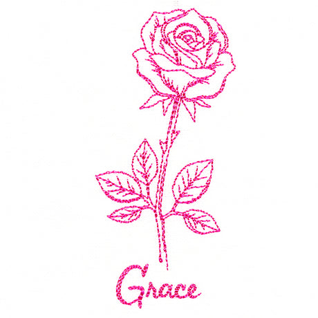 Pink Rose of Grace (Vintage)