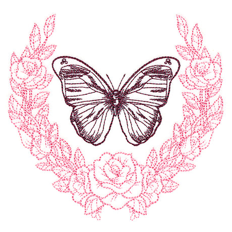 Victorian Laurels Butterfly (Vintage)