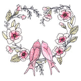 Twitterpated Lovebirds in Bloom