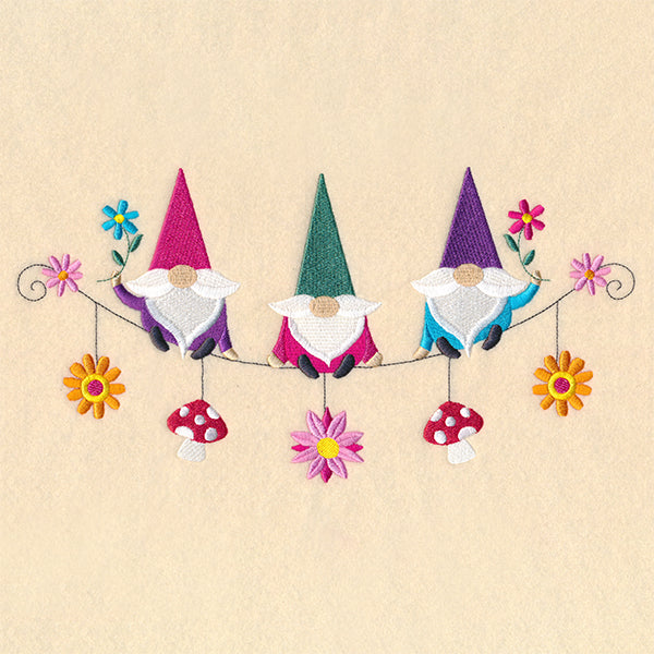 Charming Gnomes Clothesline