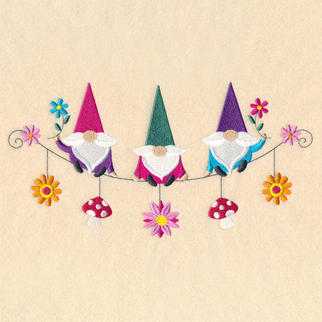 Charming Gnomes Clothesline