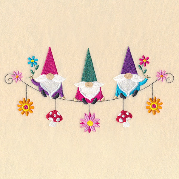 Charming Gnomes Clothesline