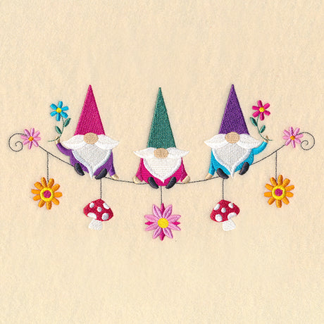 Charming Gnomes Clothesline